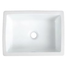 Novo 400mm Gloss White Rectangular Undermount Basin